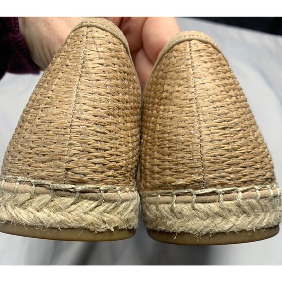 Eileen Fisher Lee Raffia Ballerina Espadrille Flat Shoes Womens 10 Natural NEW - Picture 10 of 12